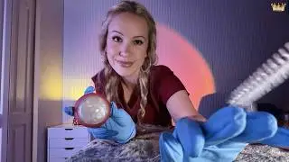 ASMR Body massage & medical exam while you sleep 🌚