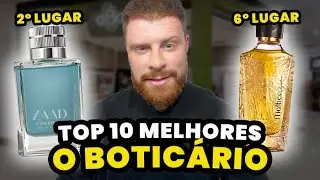 Os HOMENS votaram nos 10 MELHORES PERFUMES de O BOTICÁRIO da Atualidade | Perfumes Masculinos