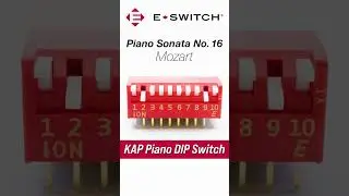 Mozart's Sonata No. 16 🎶 | KAP Piano DIP Switch - E-Switch #piano