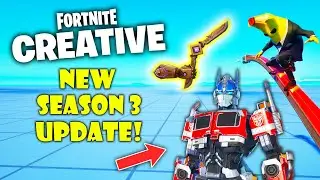 GRIND RAILS, Boomerang & MORE in Fortnite SEASON 3 Update!