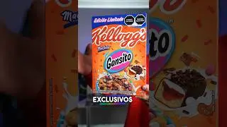Probando el Cereal Exclusivo de Gansito 🪿🤤 #shorts