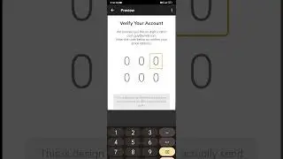 otp verify ui using html css  js 