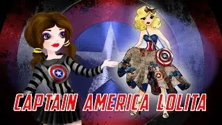 TUTORIAL - Captain America Lolita Dress (Doll Sized)
