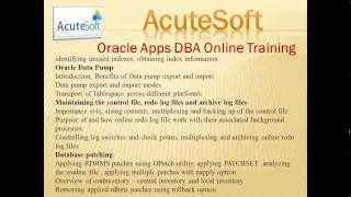 Oracle Apps DBA Online Training