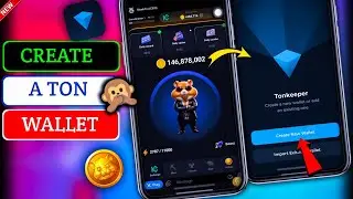 😍HOW TO CREATE A TONKEEPER TON WALLET