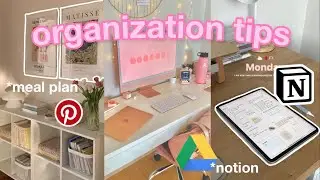 HOW I PLAN AND ORGANIZE MY LIFE *my tips to stay productive*