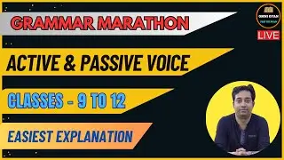ACTIVE & PASSIVE VOICE || 200% Easy Explanation || Grammar Marathon || Class-9 to 12 || MBOSE/CBSE