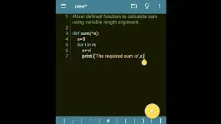 User defined function to find sum using variable length argument 