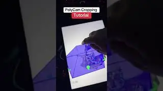 Cropping inside Polycam #photogrammetry  #Polycam #Android #iOS ￼