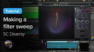 Creating a filter sweep using Disarray | Stagecraft Software