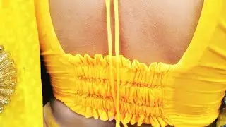 पहले नहीं देखा होगा इतना सुंदर गले का डिजाइन, || Elastic Cut Blouse Designs Cutting and Stitching