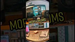 How our drums sounded through this cool vintage recording console