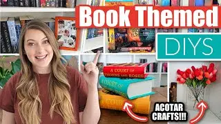 WOW! Library Themed DIY Decor | Bookish ACOTAR Crafts You Wont Want To Miss!