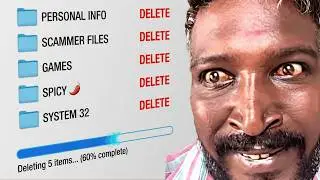 I Destroyed A CREEP Scammers Computer!