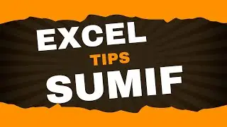 SUMIF function in Microsoft Excel #excel