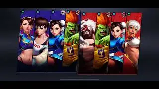Street fighter Duel meu novo time
