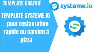 Template Systeme.io pour restauration rapide ou camion à pizza