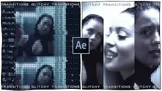 glitchy/badass style transitions on after effects part 2 | klqvsluv