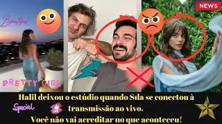 Halil deixou o estúdio quando Sıla se conectou à transmissão.Você não vai acreditar noque aconteceu!
