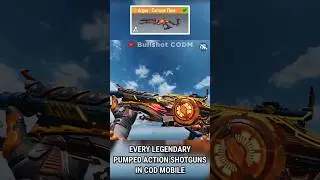 All Legendary Pump Action Shotguns In COD Mobile 