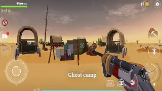 Desert Skies Survival on Raft مواصلة استكشاف القرى الفارغة و تطوير السفينة