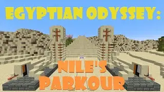 Sandy steps of a gecko! Egyptian Odyssey: Nile's Parkour | Minecraft map