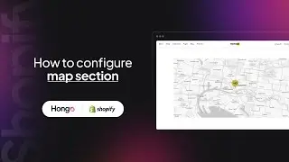 Hongo Shopify Theme - How to configure map section?