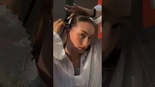 Собираем идеальный зализанный пучок | #джулай