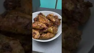 Smoked chicken wings on Traeger smoker