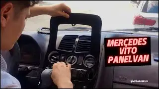 MERCEDES VİTO PANELVAN W638 KONSOL PİANO BLACK KAPLAMA
