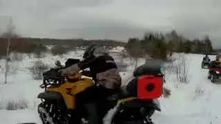 Весенний снег оказался скользким. Потерь нет)