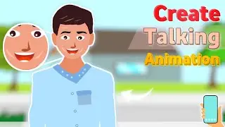 How to Make Charector Talking Animation || Create Talking & Eye Blinking Animation Effect