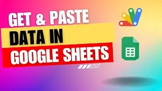 Get Value and Set Value in Google Apps Script in Hindi | Copy Paste data with Apps Script