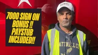 (PAYSTUB INCLUDED )7000 SIGN BONUS THEY ARE TAKING NO EXPERIENCE DRIVERS TRUCK DRIVER!!