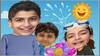تحدي تفقيع البالونات بالرمي على بعض الجزء 2 واخيرا زبطت معنا😅