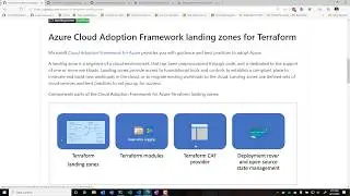 Get started with Azure landing zones for Terraform