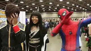 SPIDERMAN vs Pretty Ladies VS VENOM