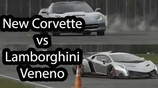 All-new Corvette vs Lamborghini Veneno