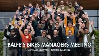 Balfe's Bikes Managers Meeting at Lee Valley VeloPark
