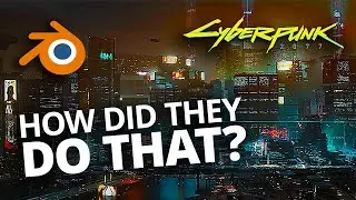 Concept Art Blender Tutorial - Complex Cityscape for Digital Painting