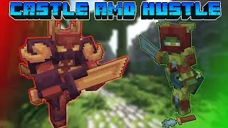 НОВЫЕ ДАНЖИ В МАЙНКРАФТ | ОБЗОР МОДА MINECRAFT Castle And Hustle