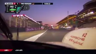 Sunrise at the 24h Le Mans 2017 - Porsche 919 Hybrid #2 onboard