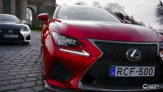 2 Lexus RCF Chasing