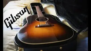 Opening up a Gibson J45 Standard!! w/ sound test