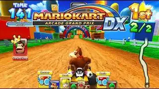 Mario Kart Arcade GP DX - Toad Cup 100c.c. - (HD 60FPS CRT-Filter) gameplay