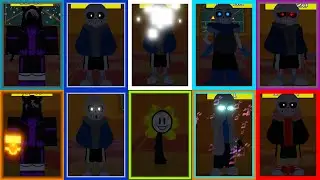 All Characters + Gamepass Characters [Showcase] [Ultimate Sans Battles: Forgotten Reality]