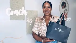 Coach Essential Card Case With Pillow Quilting|| Unboxing + First Impressions WITHTRACEEE