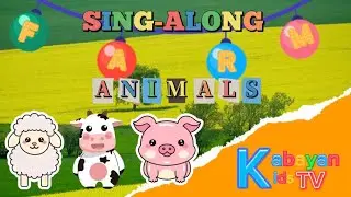 Sing along farm animal song - learn all of the animals who live on the farm