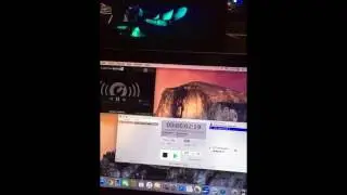 Test smpte timecode con programma Horae generatore di segnali smpte su consolle vector ultraviolet