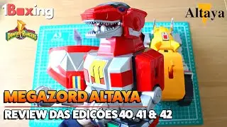 Megazord Power Rangers Altaya - Unboxing das edições 40, 41 & 42